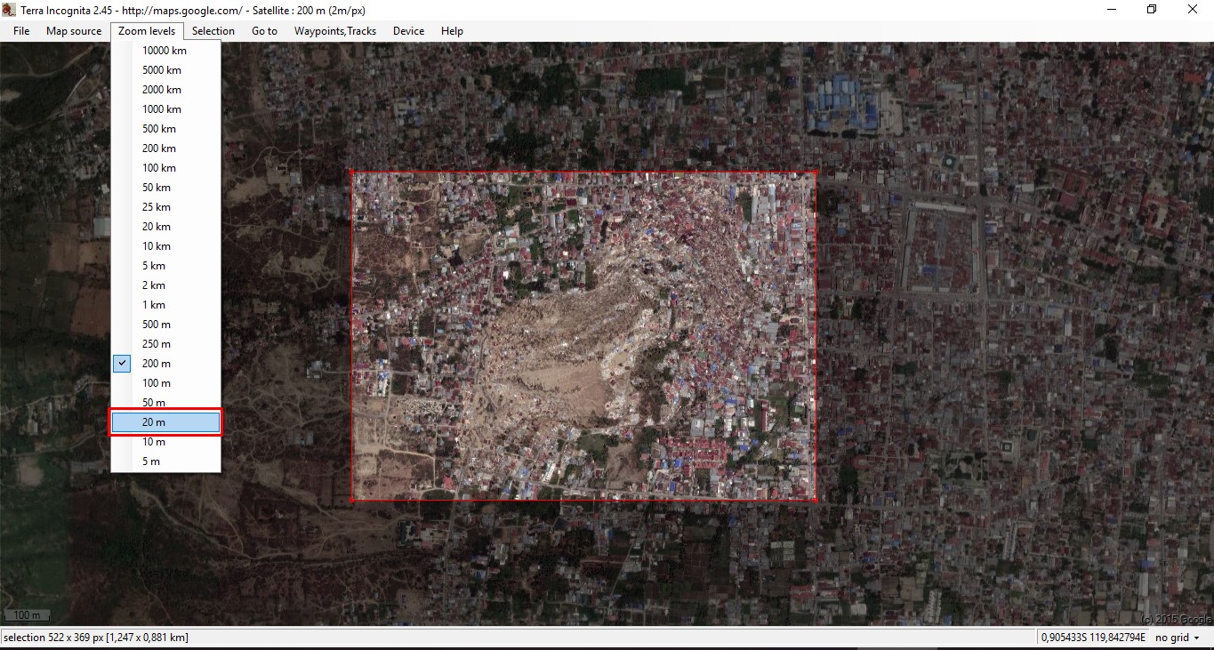 Membatasi Areal dan Menentukan Zoom Level
